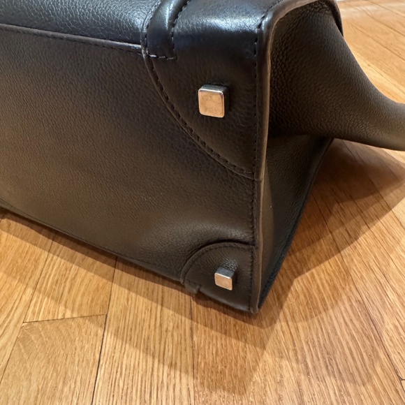 CELINE MINI LUGGAGE BAG - Drummed Calfskin Leather - Black - Picture 15 of 16